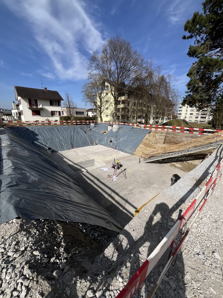 Abbruch und Neubau EFH, Lachen