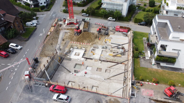 Abbruch, Aushub und Neubau MFH, Fällmisstrasse 23. Wilen